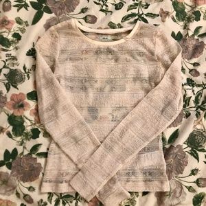 Kimichi Blue lacy long-sleeve